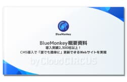 3分でわかる！BlueMonkey概要資料