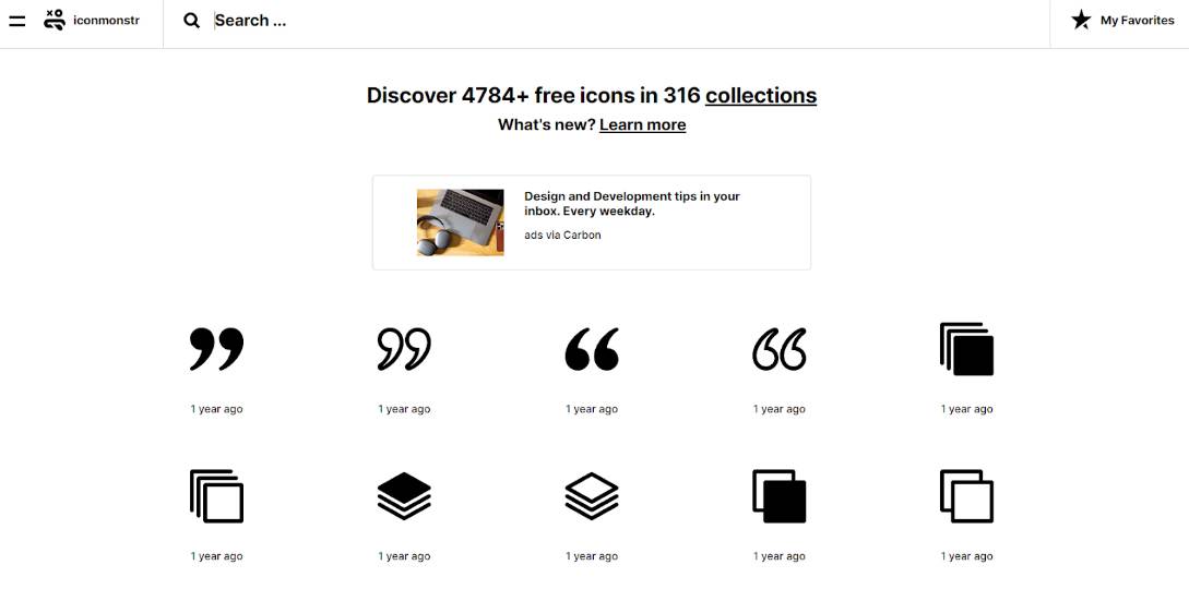 icon monstr（アイコンモンスター）