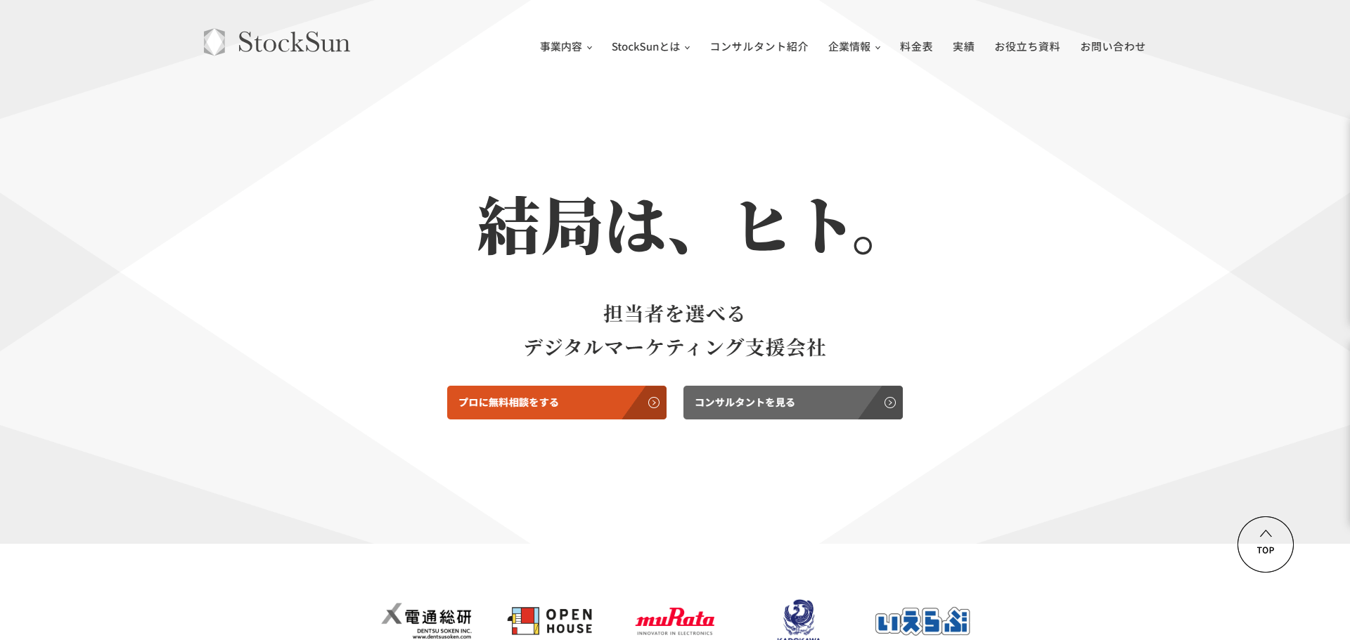 マーケティング支援会社系のWeb制作会社